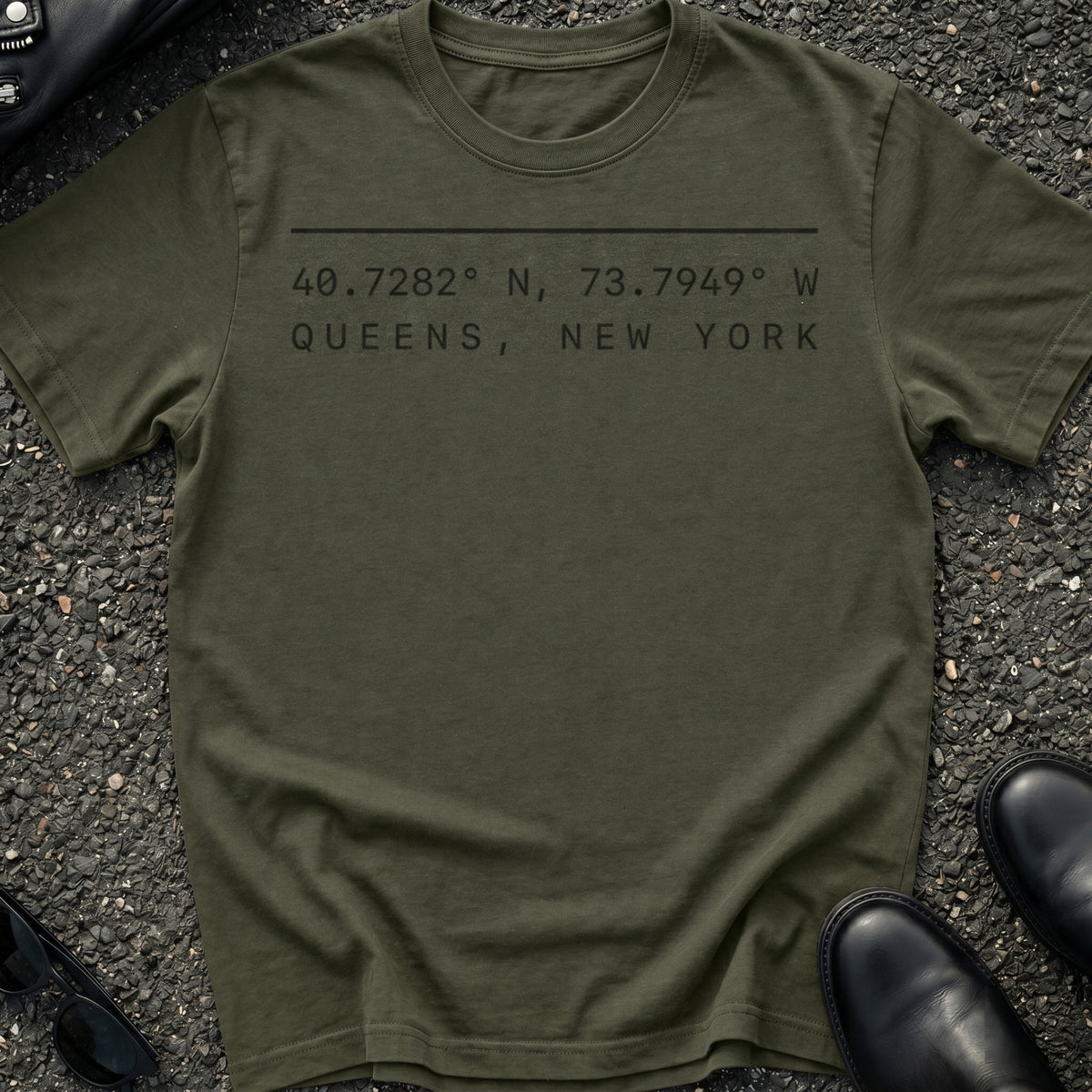Queens Coordinates T-Shirt