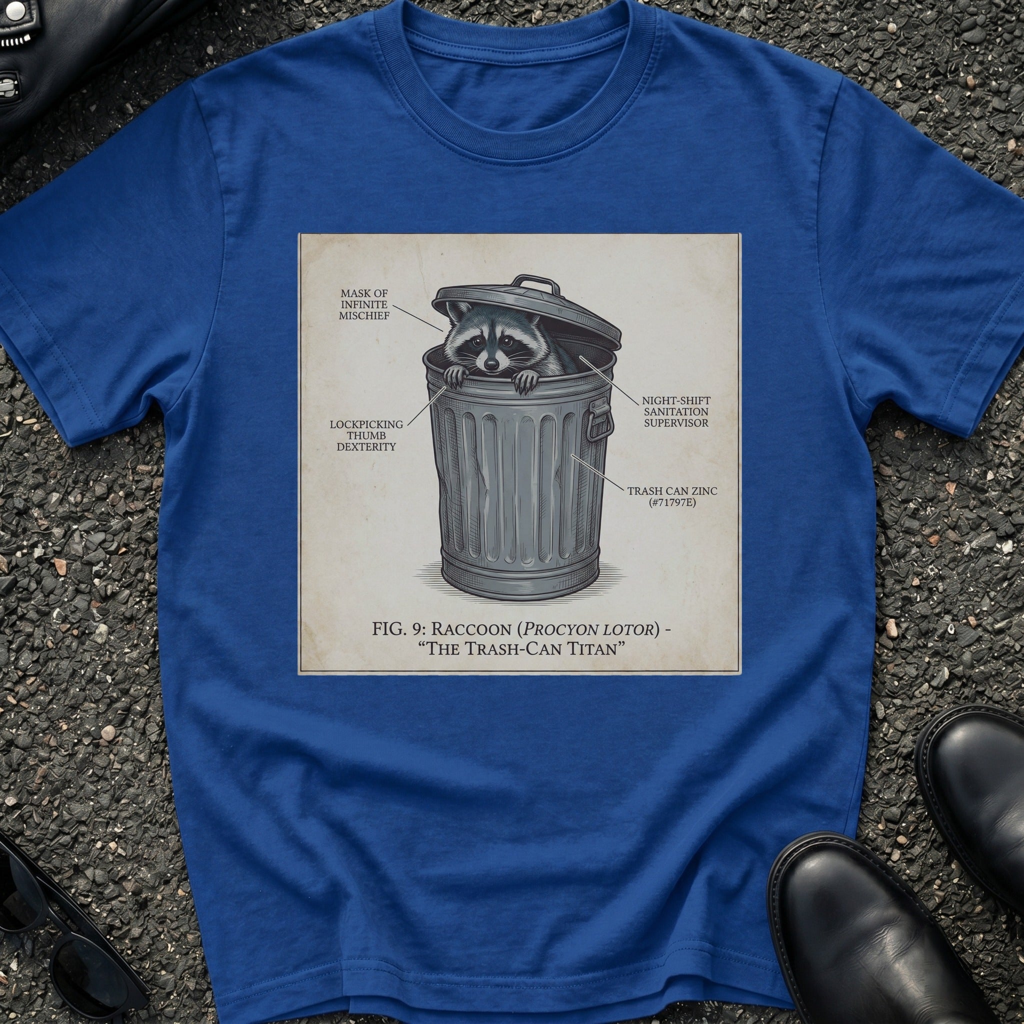 Racoon Trash Can Titan T-Shirt