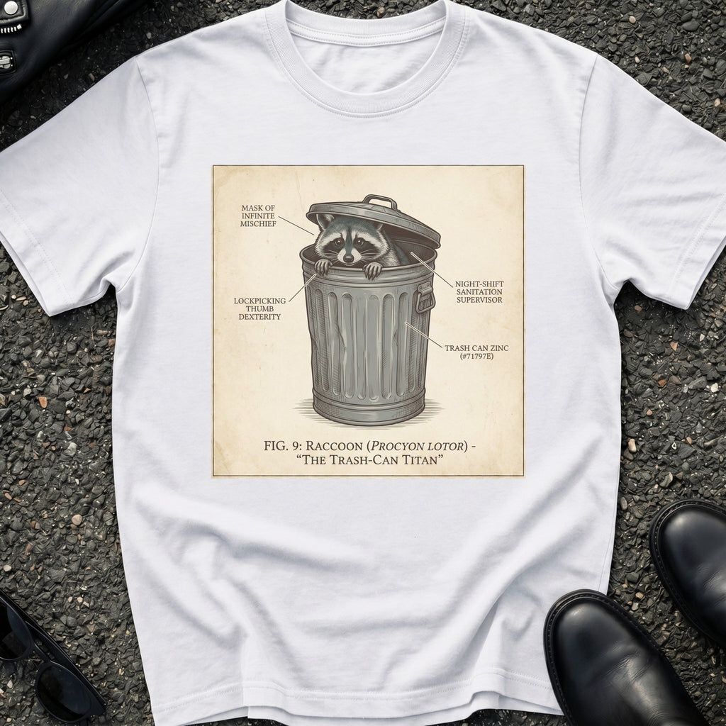 Racoon Trash Can Titan T-Shirt