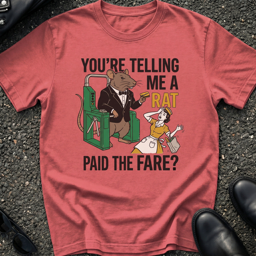 Rat Paid Subway Fare T-Shirt
