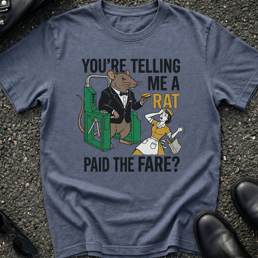 Rat Paid Subway Fare T-Shirt