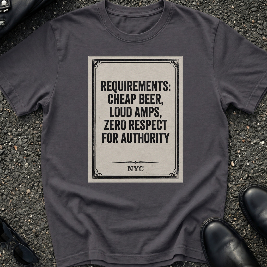 Requirements Cheap T-Shirt
