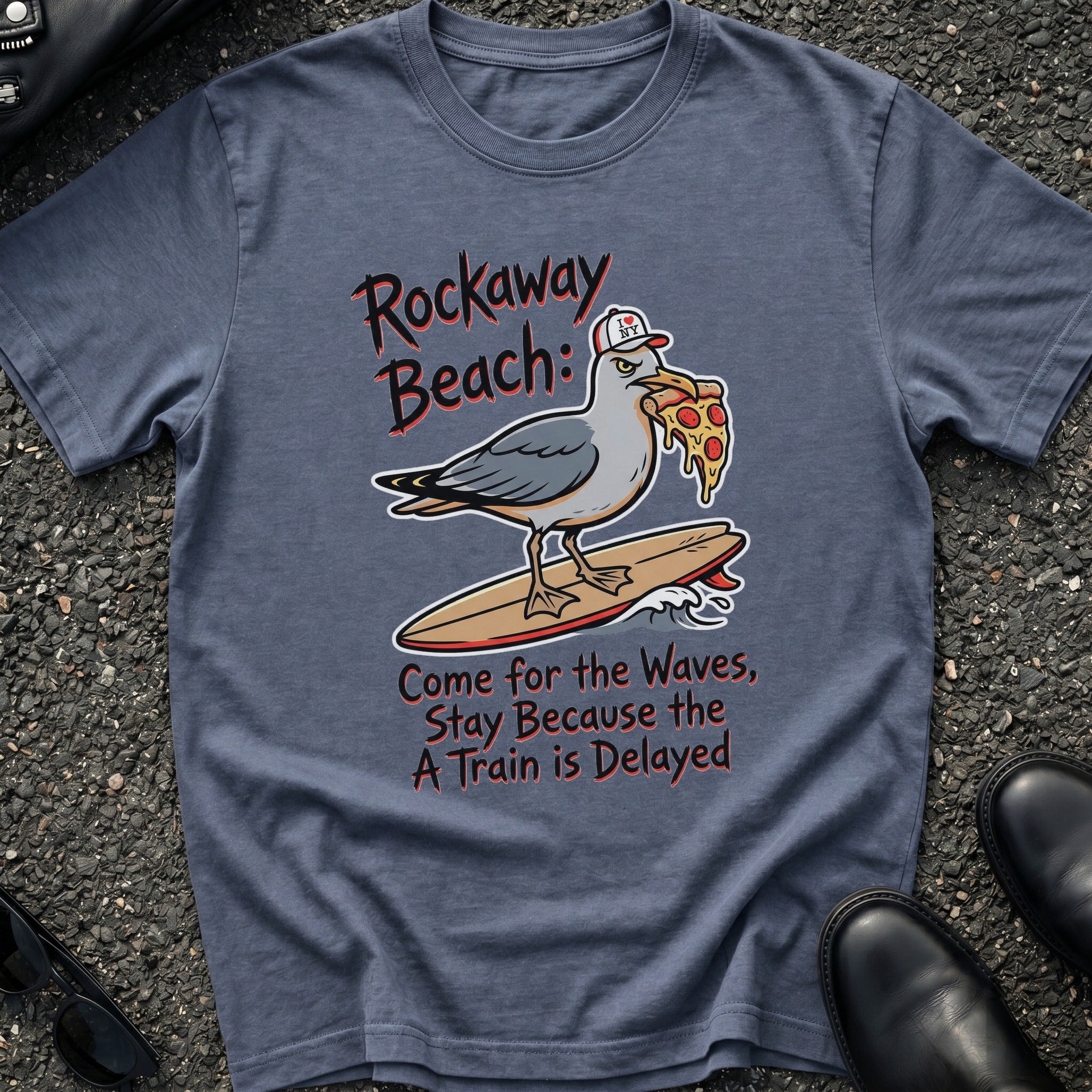 Rockaway Beach Come For The Waves T-Shirt