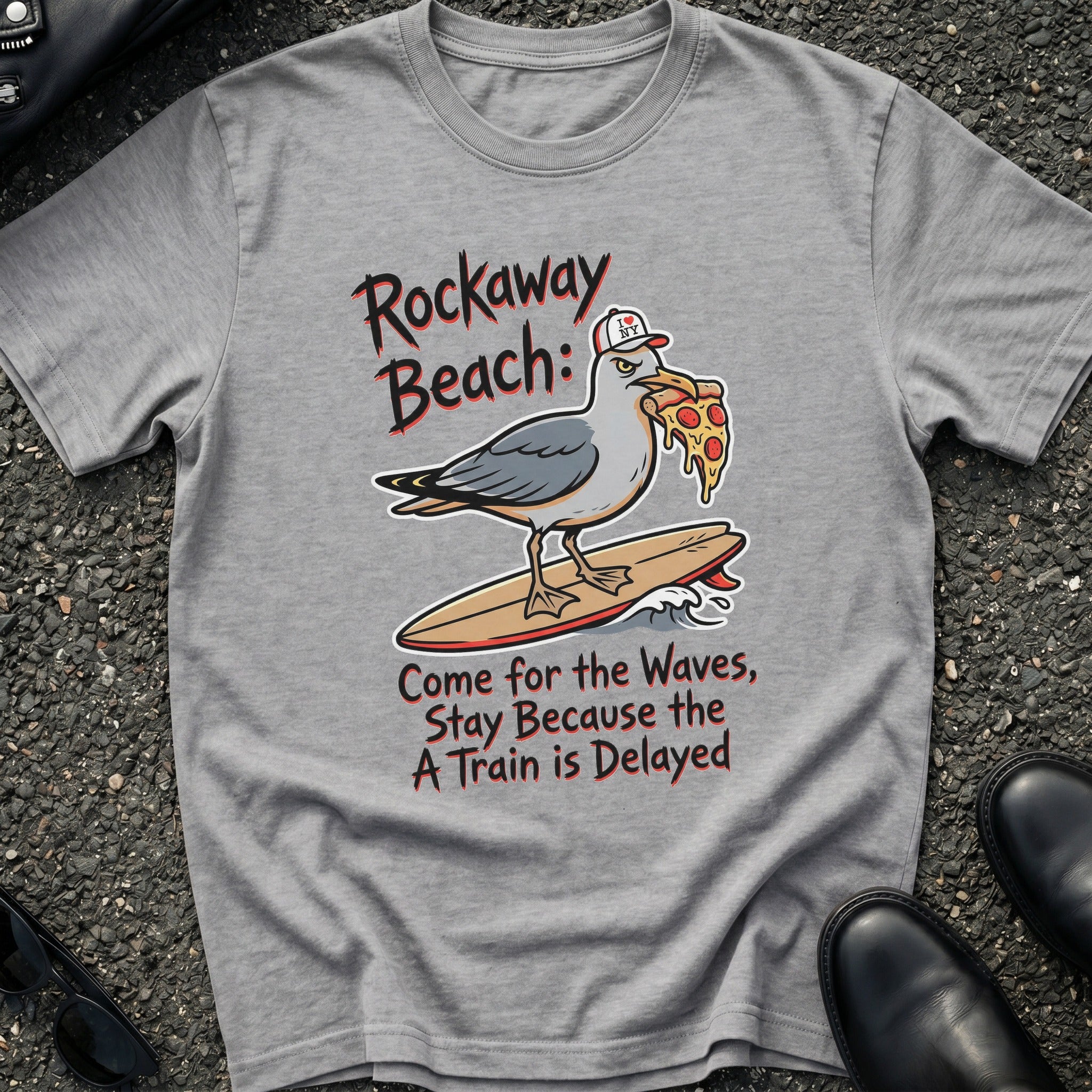 Rockaway Beach Come For The Waves T-Shirt