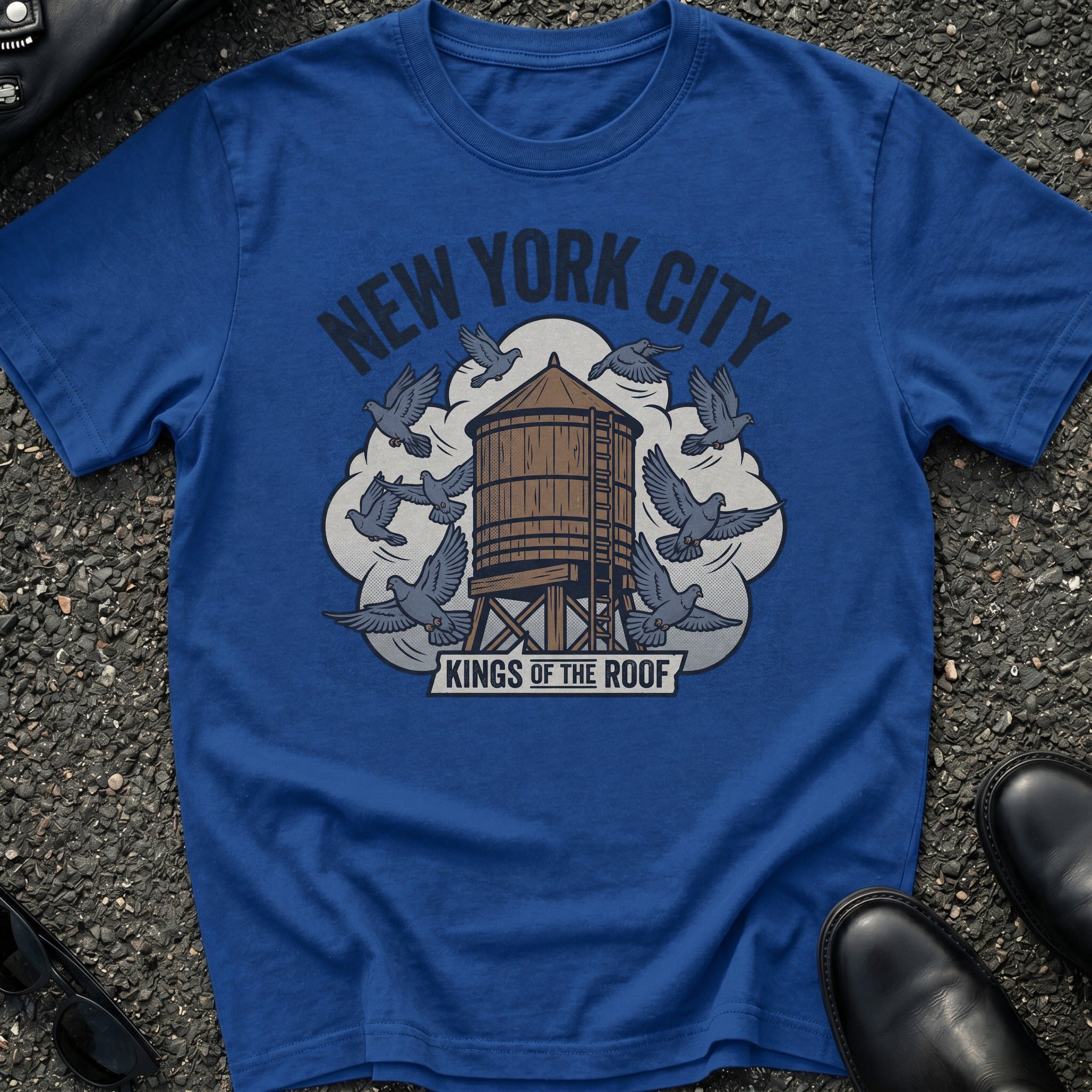 Rooftop Pigeons T-Shirt