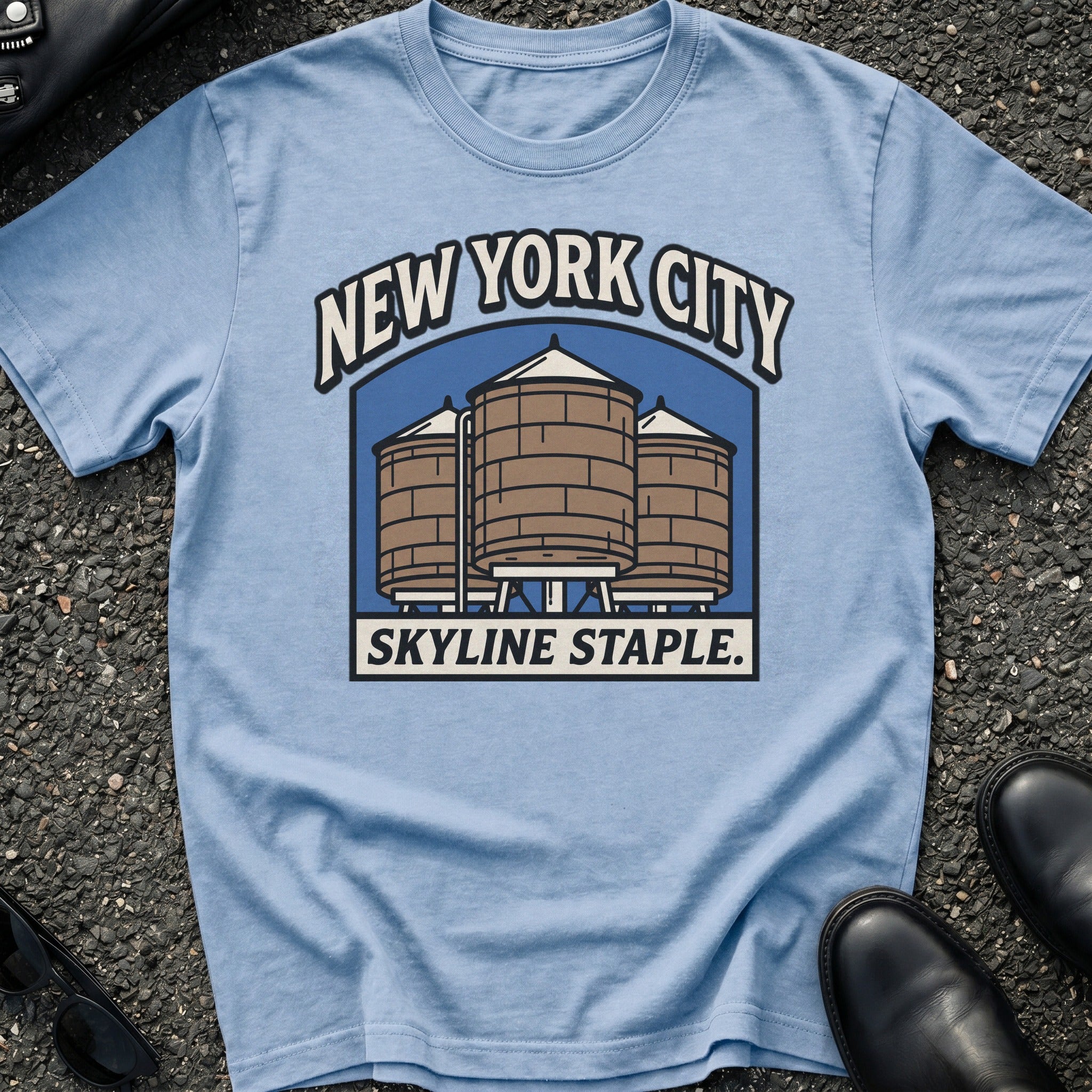 Rooftop Water Tanks T-Shirt