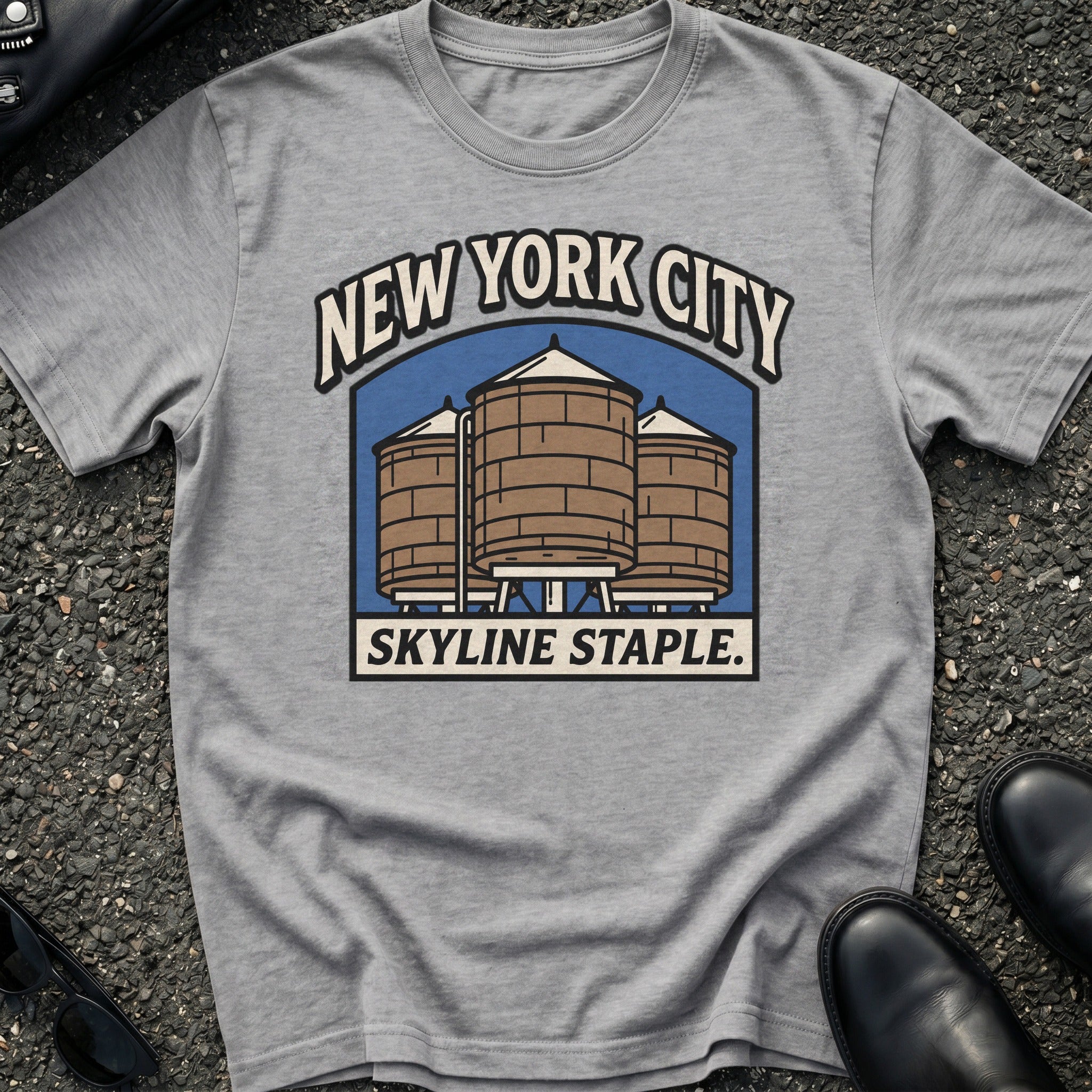 Rooftop Water Tanks T-Shirt