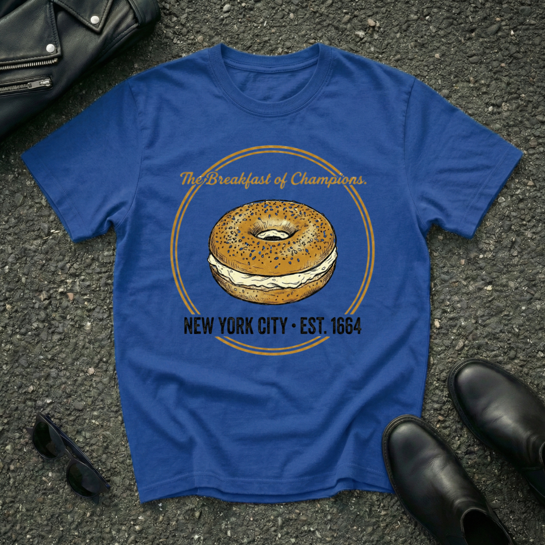 Everything Bagel Breakfast of Champions T-Shirt