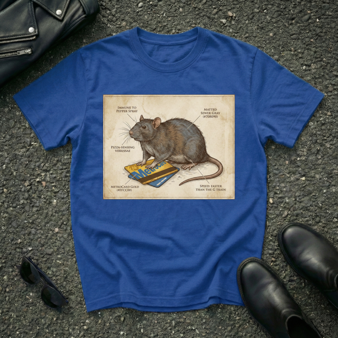 Metro Card Rat T-Shirt
