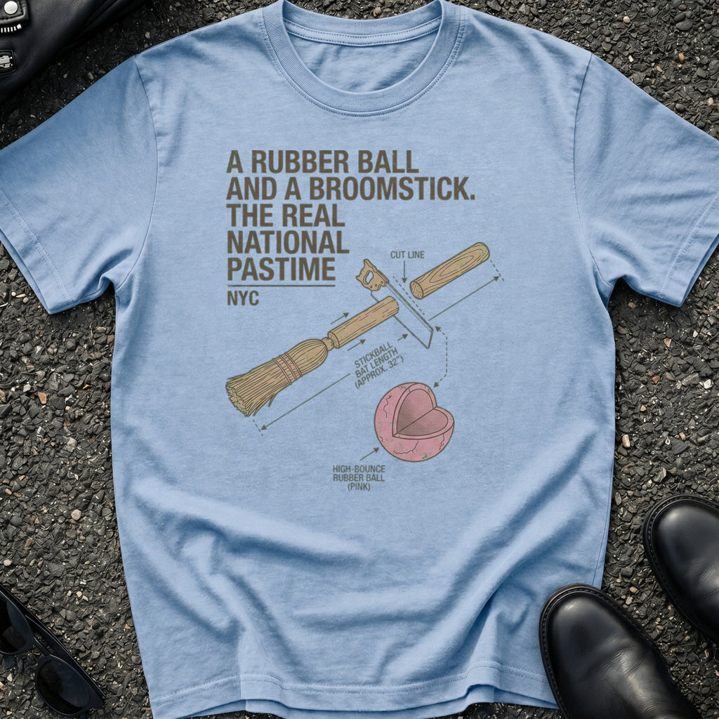 Rubber Ball Broomstick T-Shirt