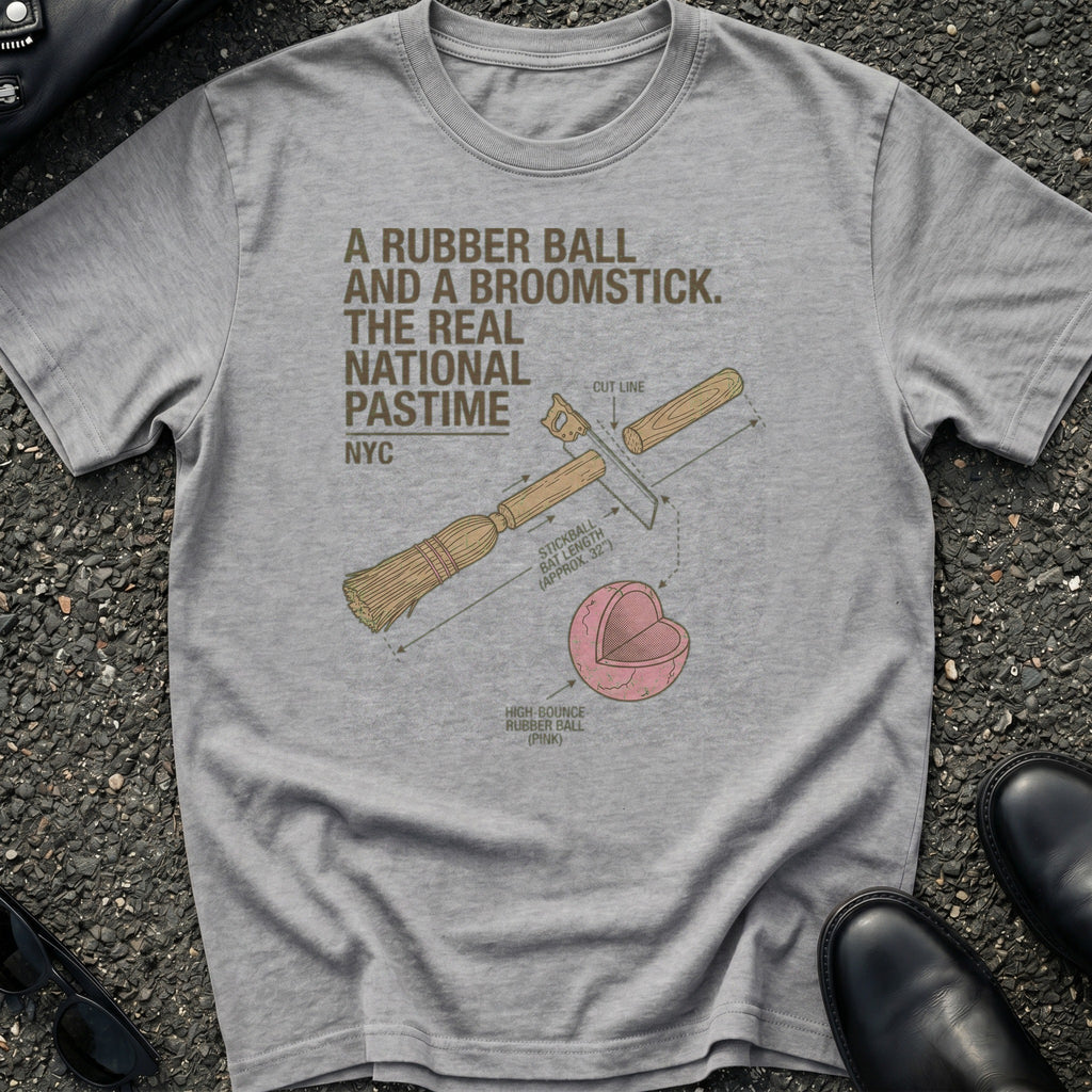 Rubber Ball Broomstick T-Shirt