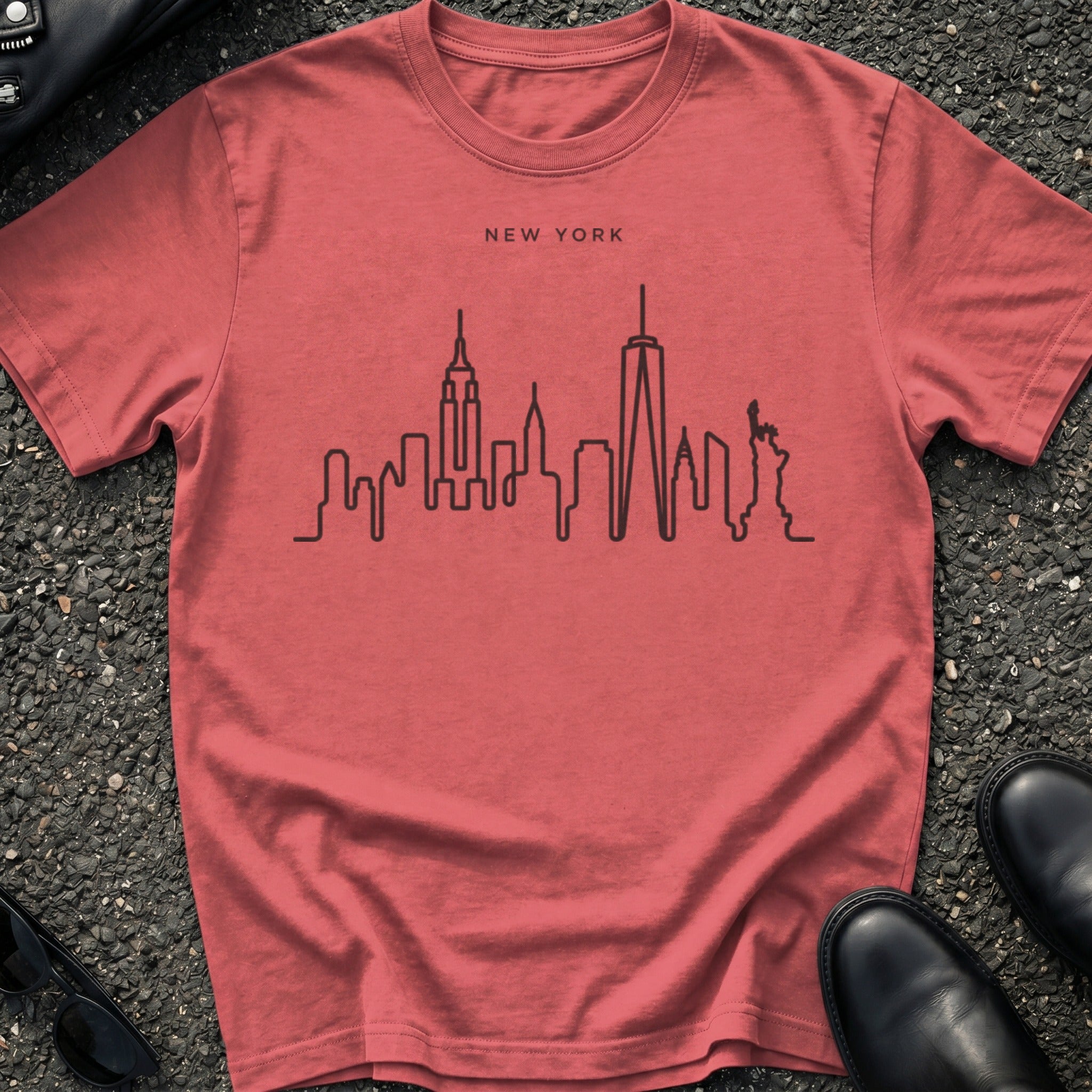 Simple Skyline Line T-Shirt