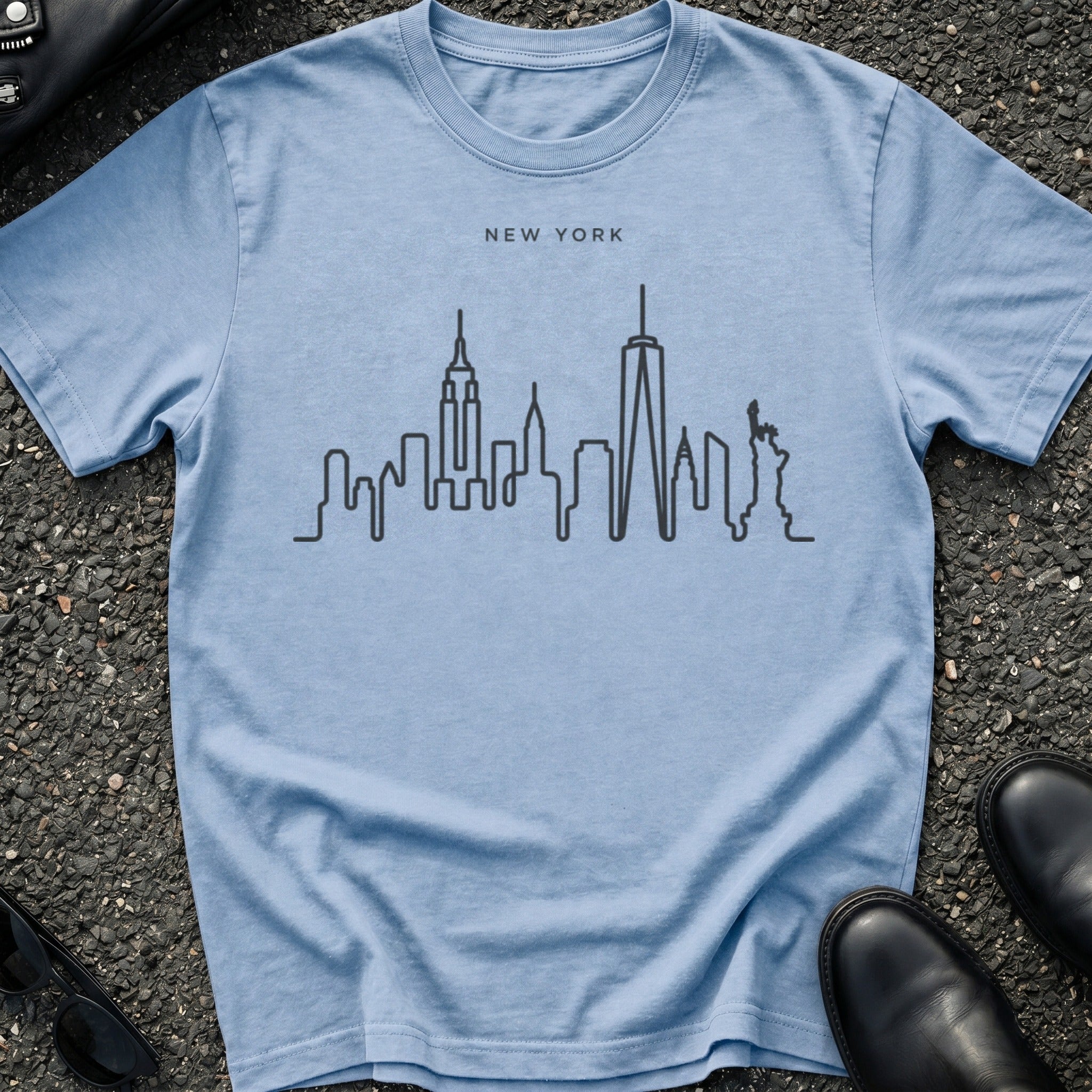 Simple Skyline Line T-Shirt