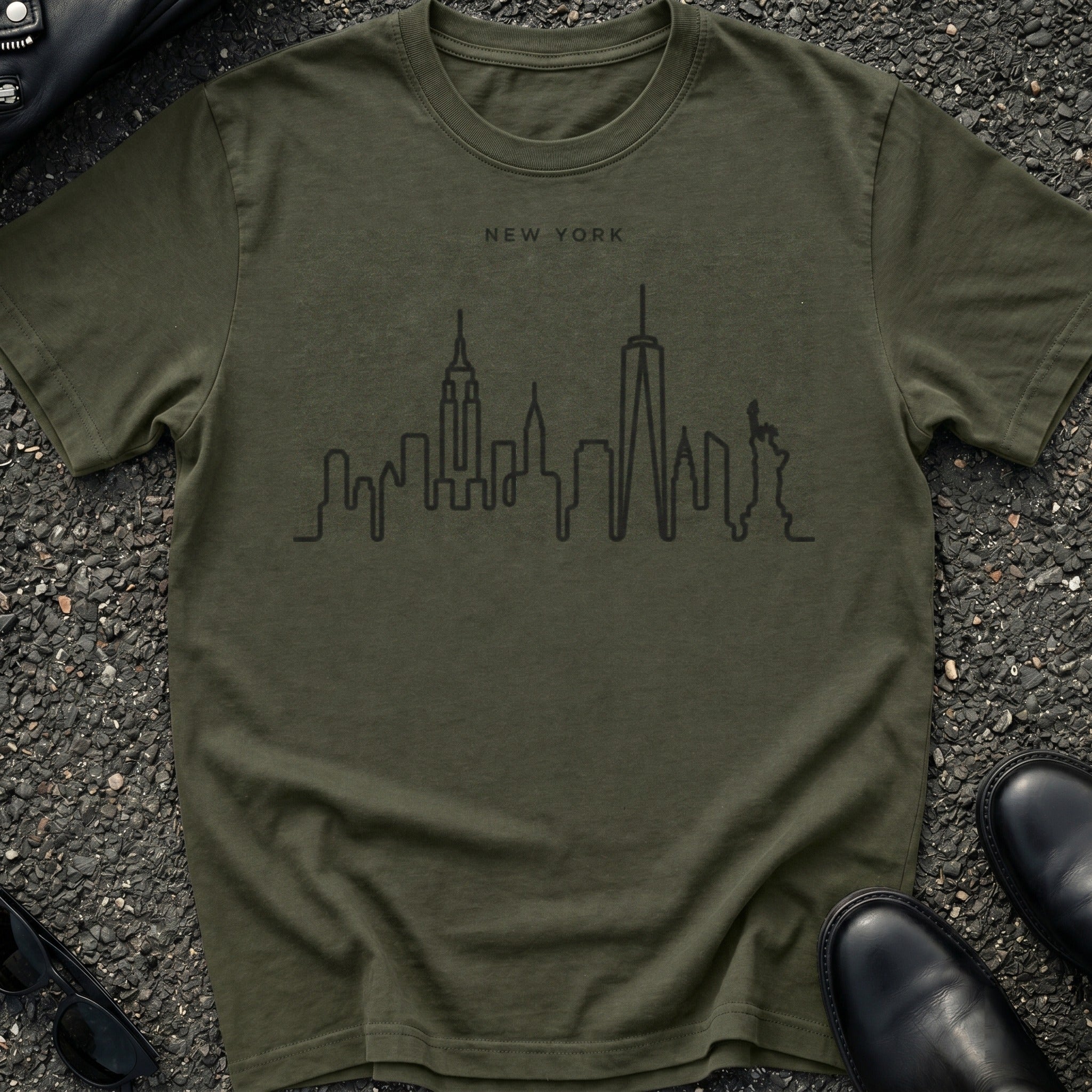 Simple Skyline Line T-Shirt