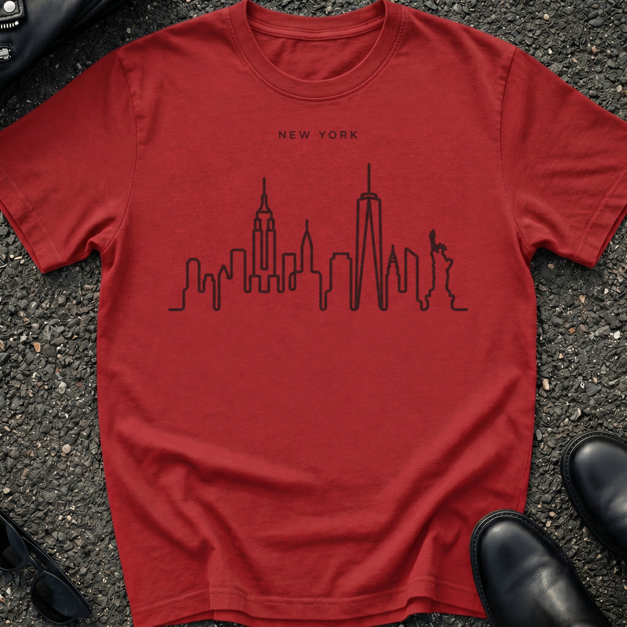 Simple Skyline Line T-Shirt
