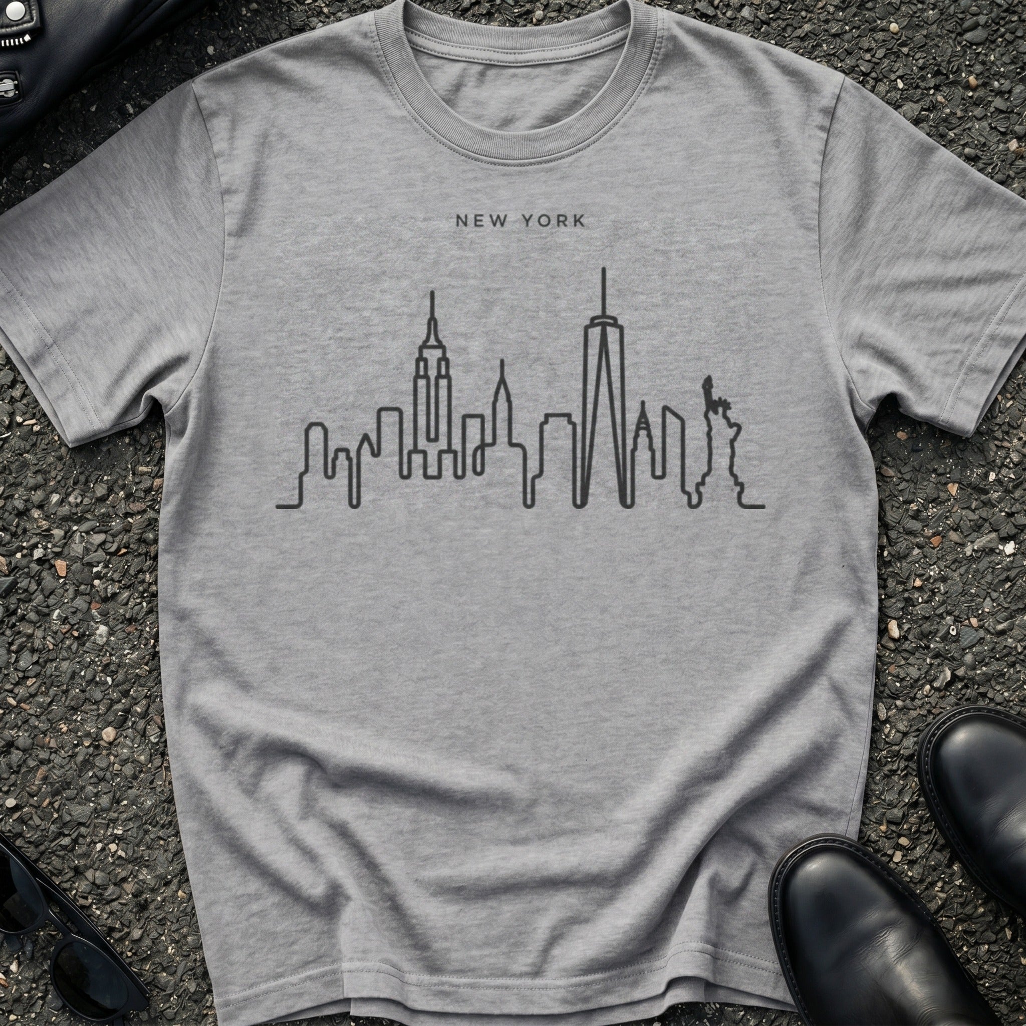 Simple Skyline Line T-Shirt