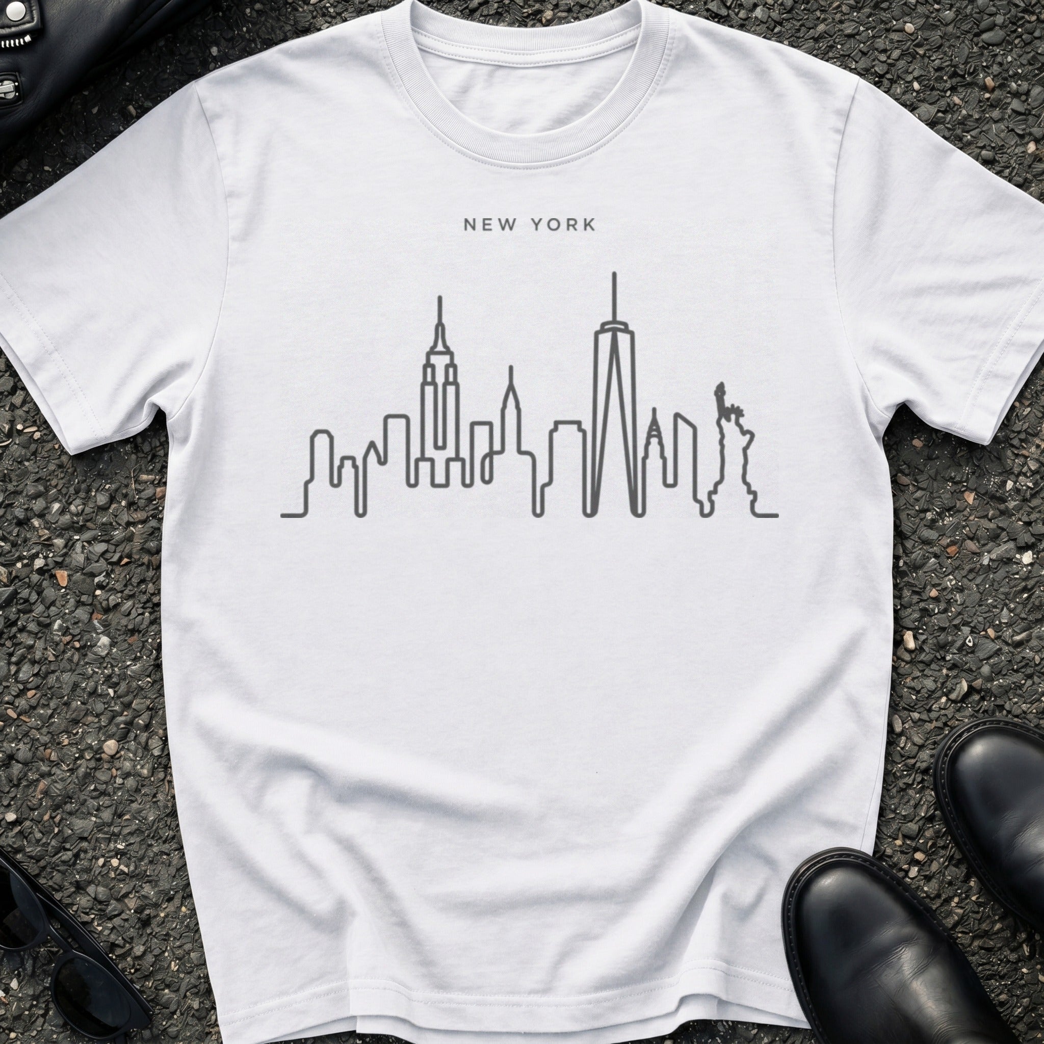 Simple Skyline Line T-Shirt