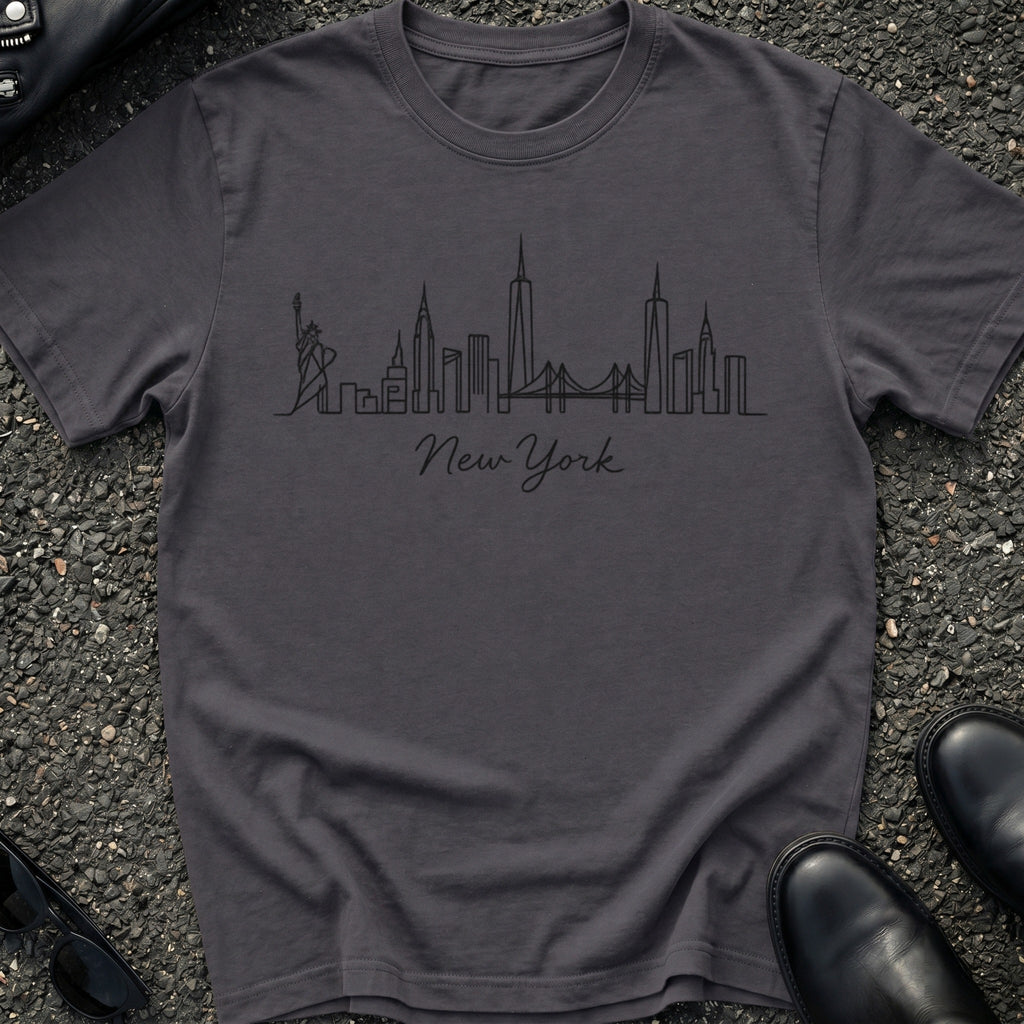 Single-Line NYC Skyline T-Shirt