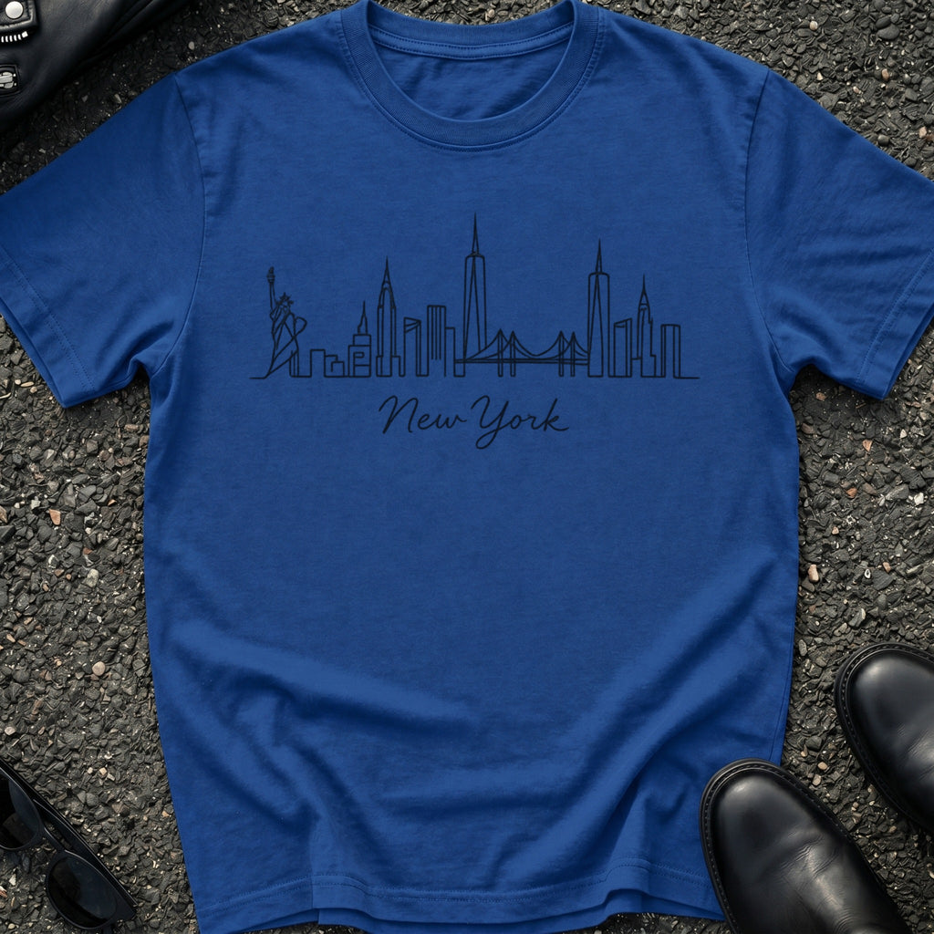 Single-Line NYC Skyline T-Shirt