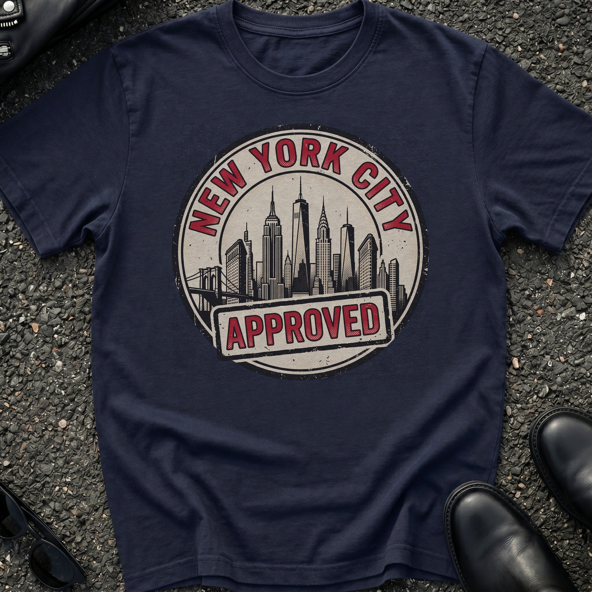 Skyline Circle Stamp T-Shirt