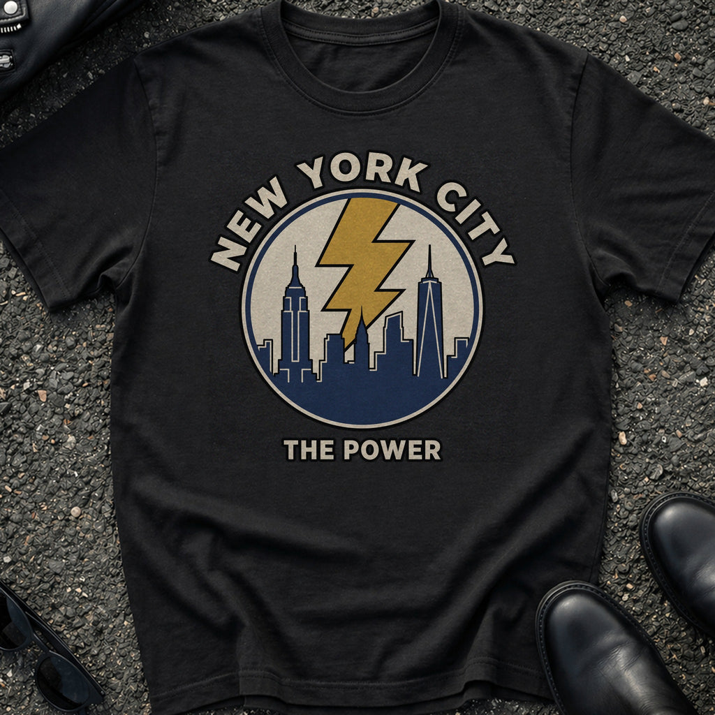 Skyline Lightning Badge T-Shirt