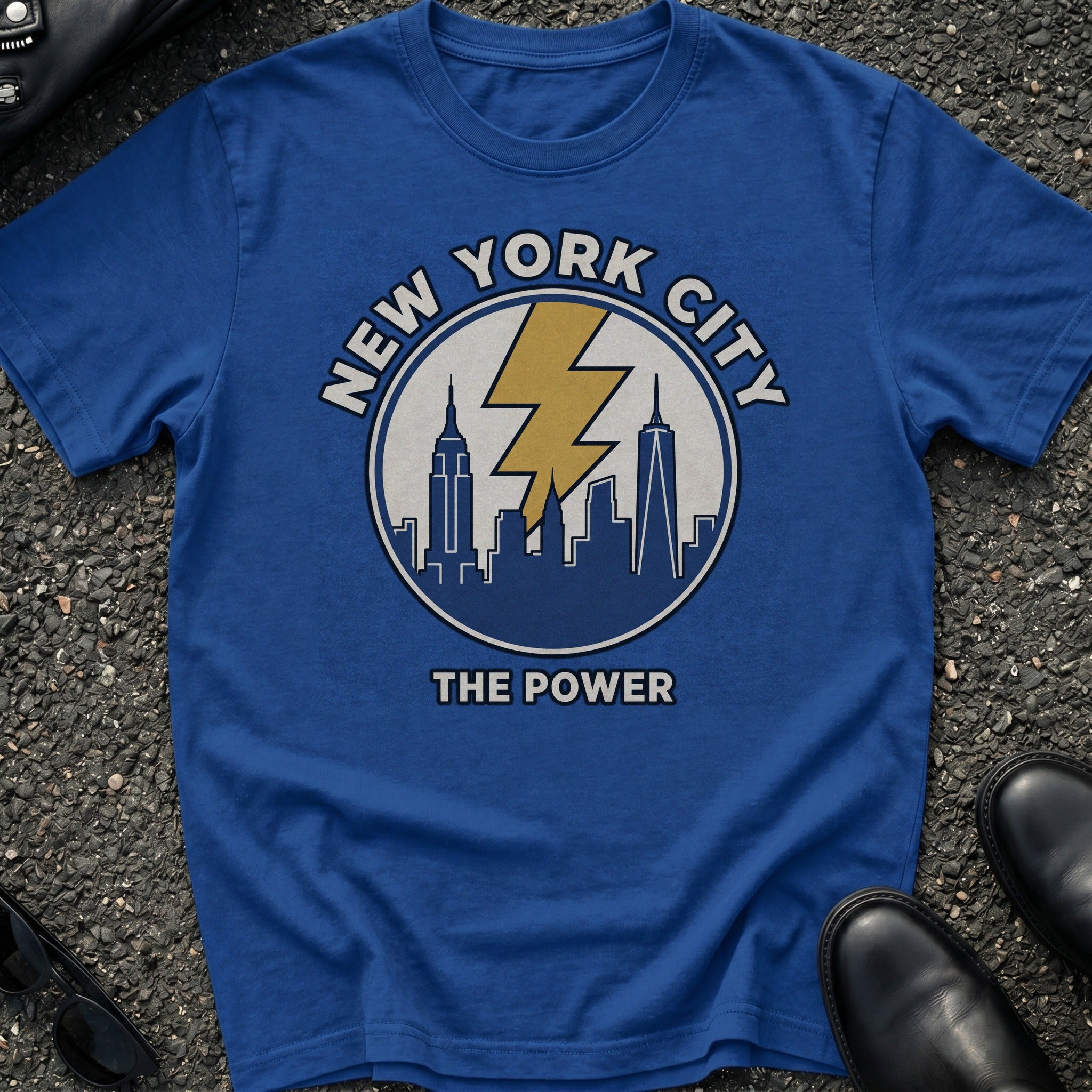 Skyline Lightning Badge T-Shirt
