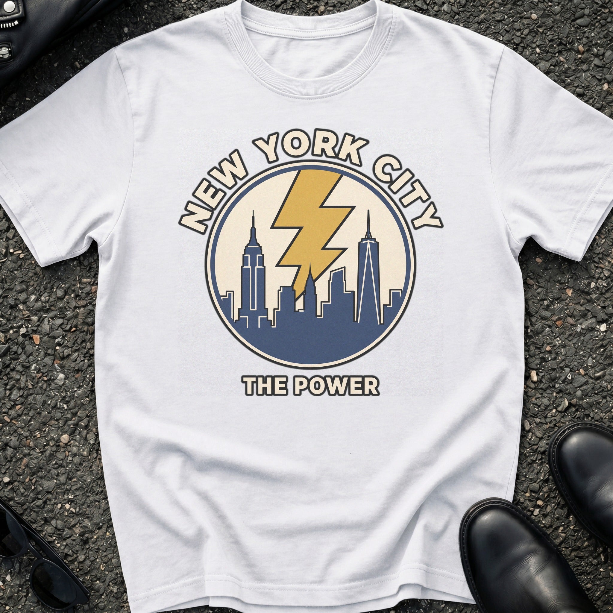 Skyline Lightning Badge T-Shirt