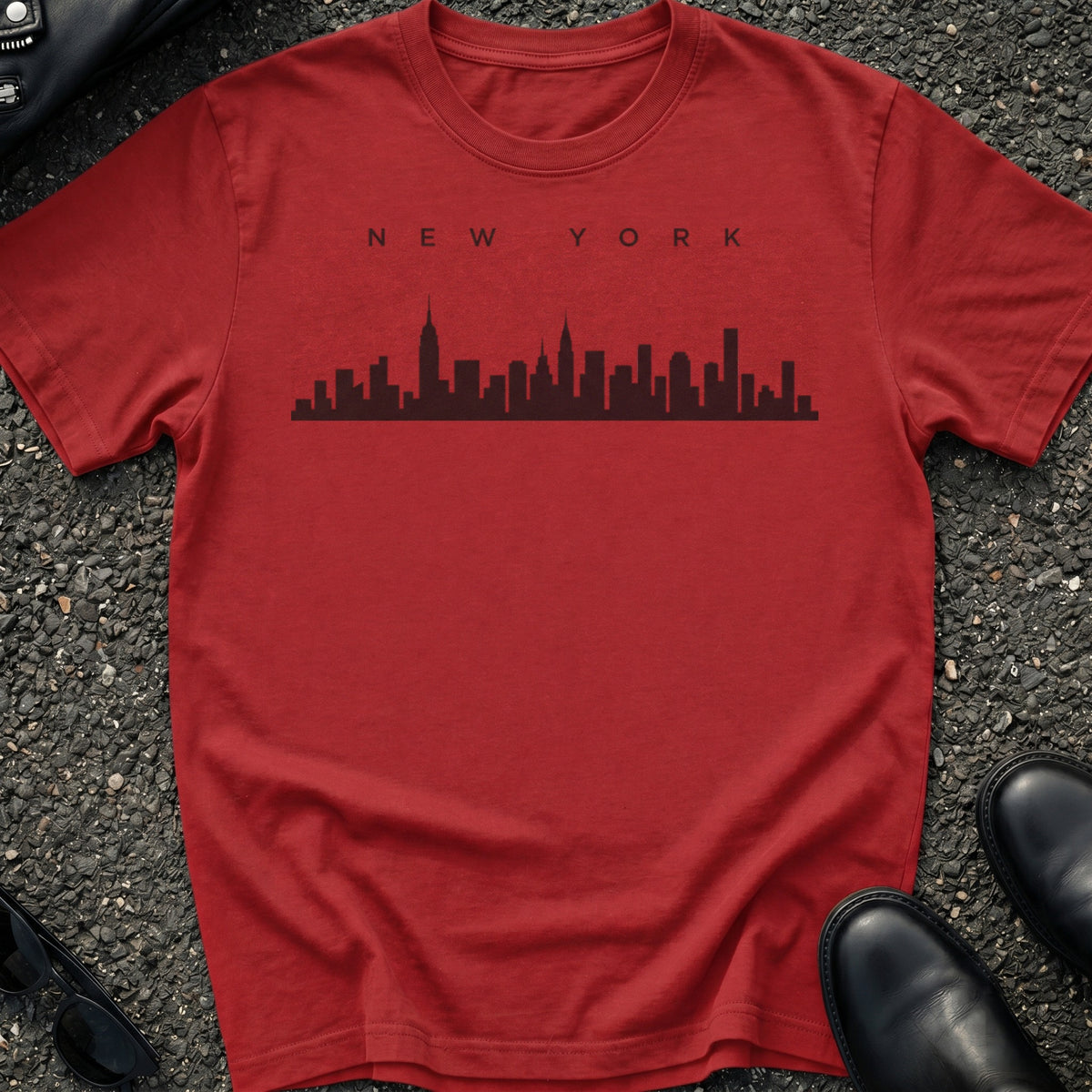 Skyline Silhouette Thin T-Shirt