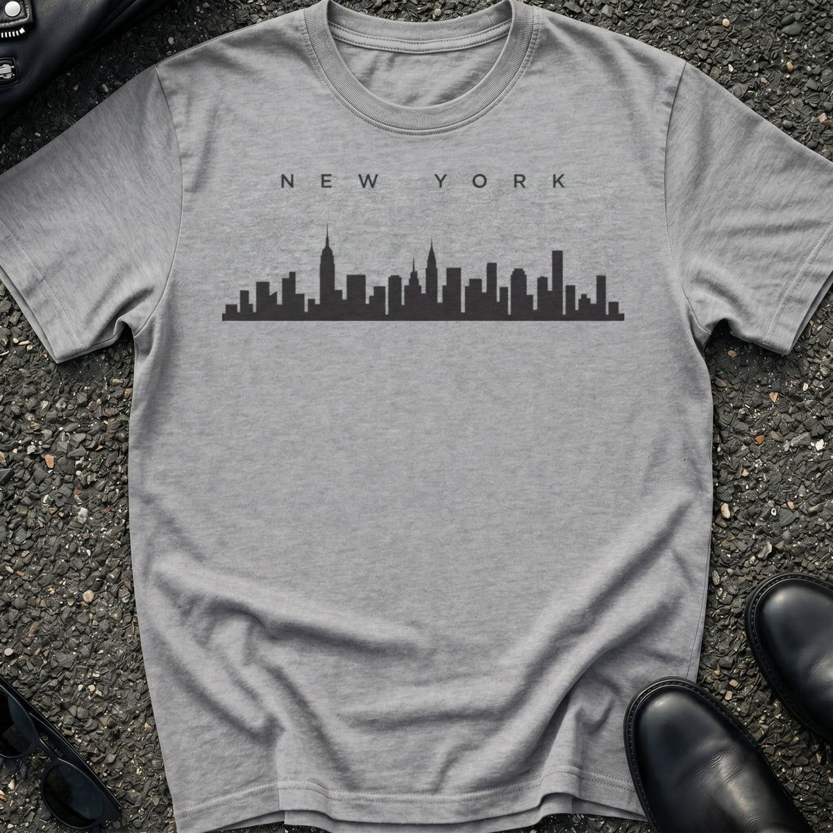 Skyline Silhouette Thin T-Shirt