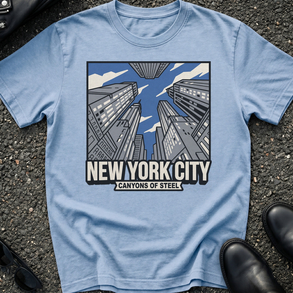 Skyscraper Worm View T-Shirt