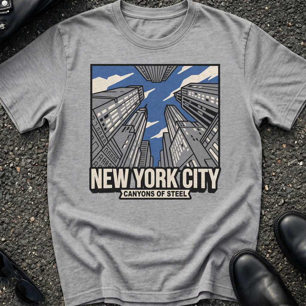 Skyscraper Worm View T-Shirt