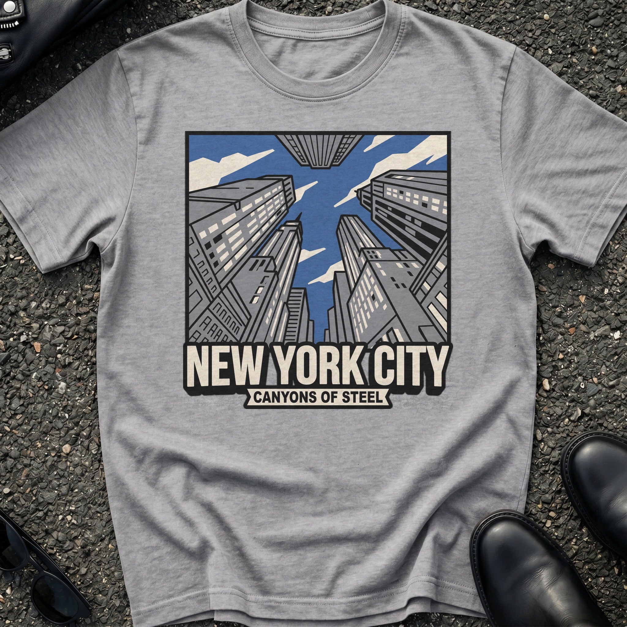 Skyscraper Worm View T-Shirt