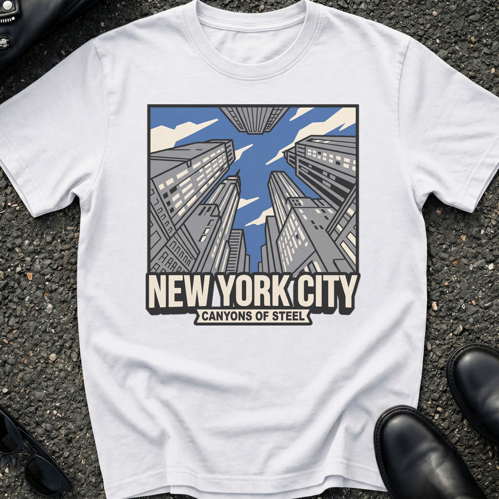 Skyscraper Worm View T-Shirt