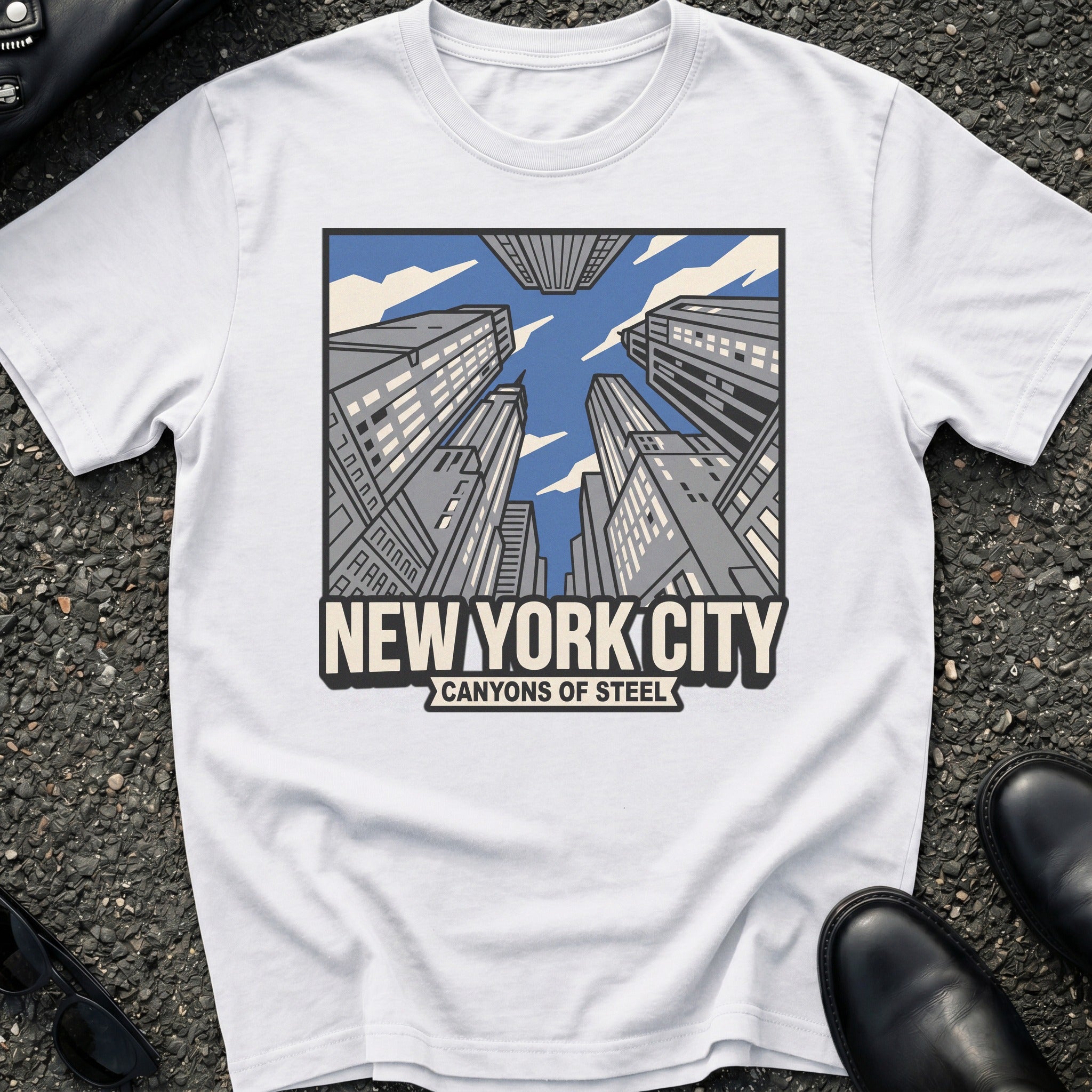 Skyscraper Worm View T-Shirt