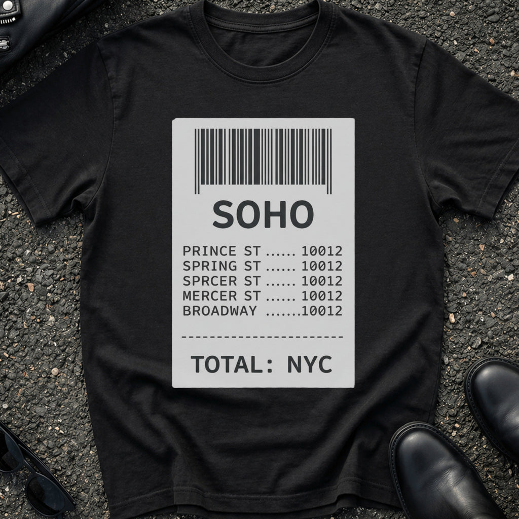 Soho Receipt T-Shirt
