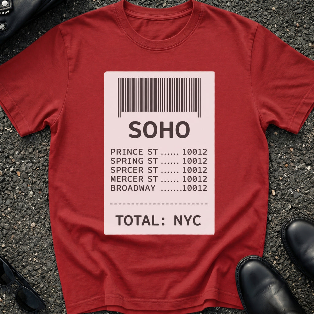 Soho Receipt T-Shirt