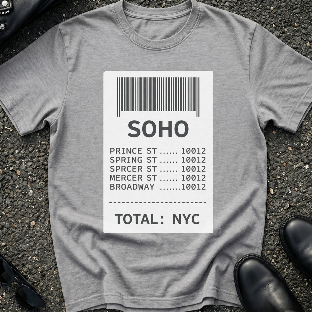 Soho Receipt T-Shirt