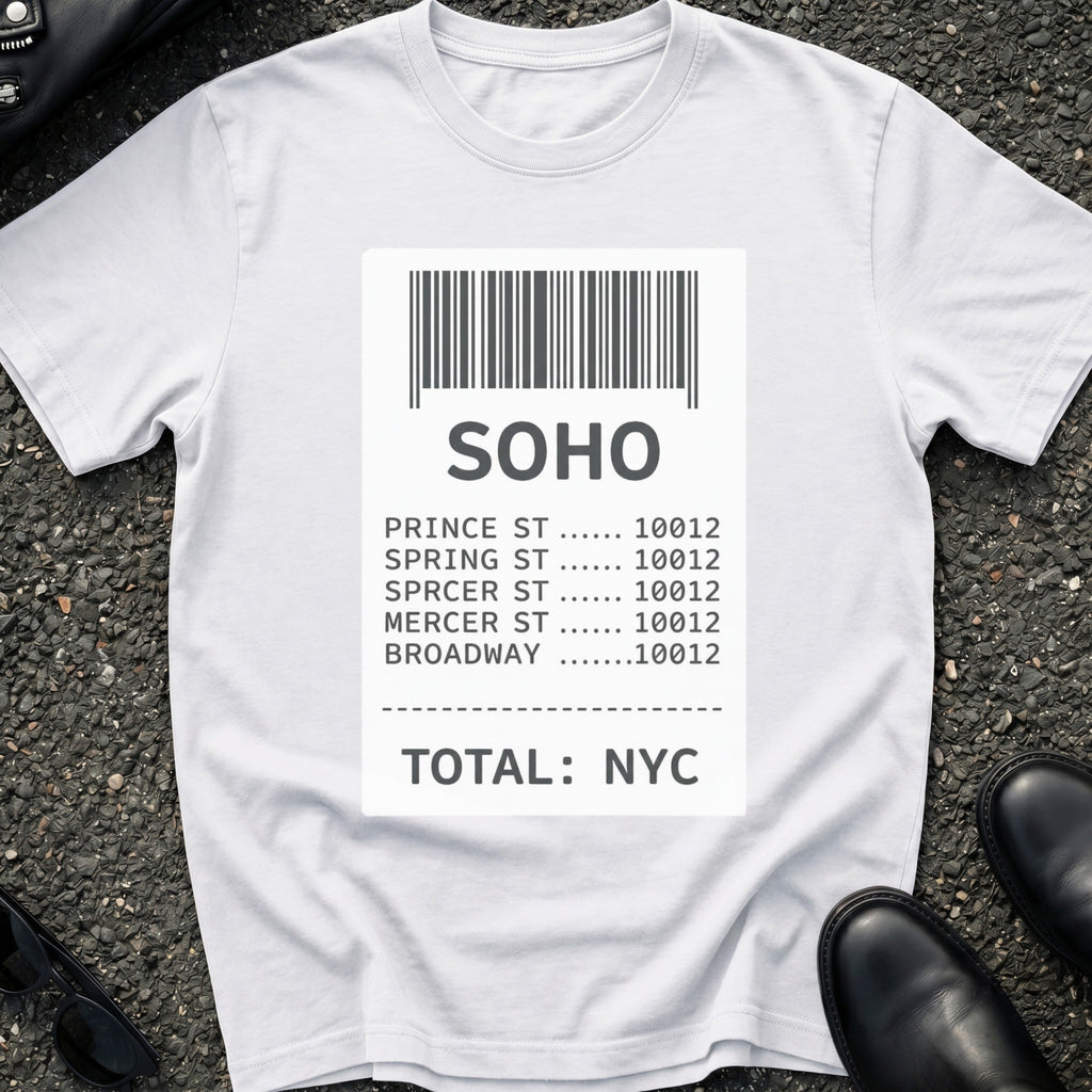 Soho Receipt T-Shirt