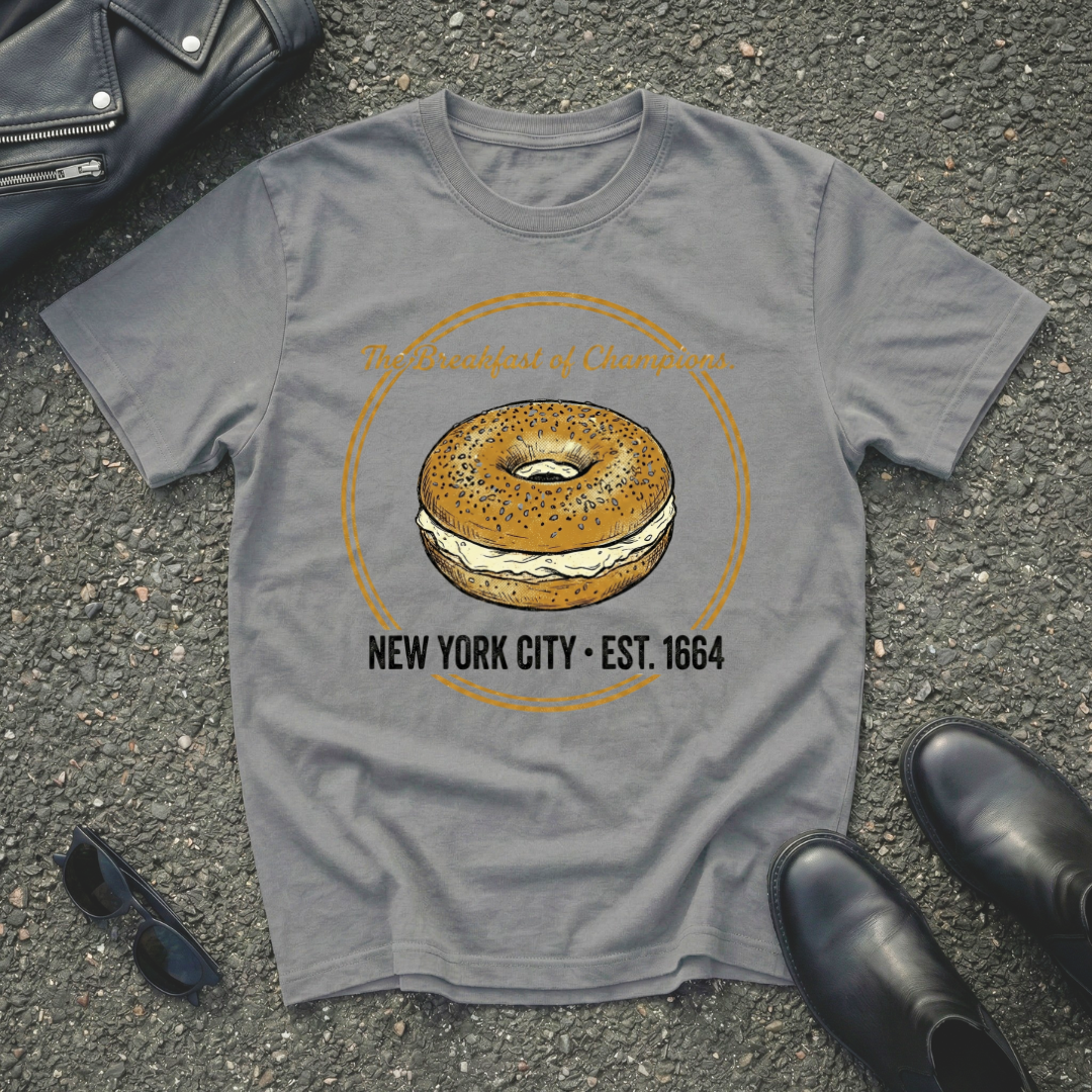 Everything Bagel Breakfast of Champions T-Shirt