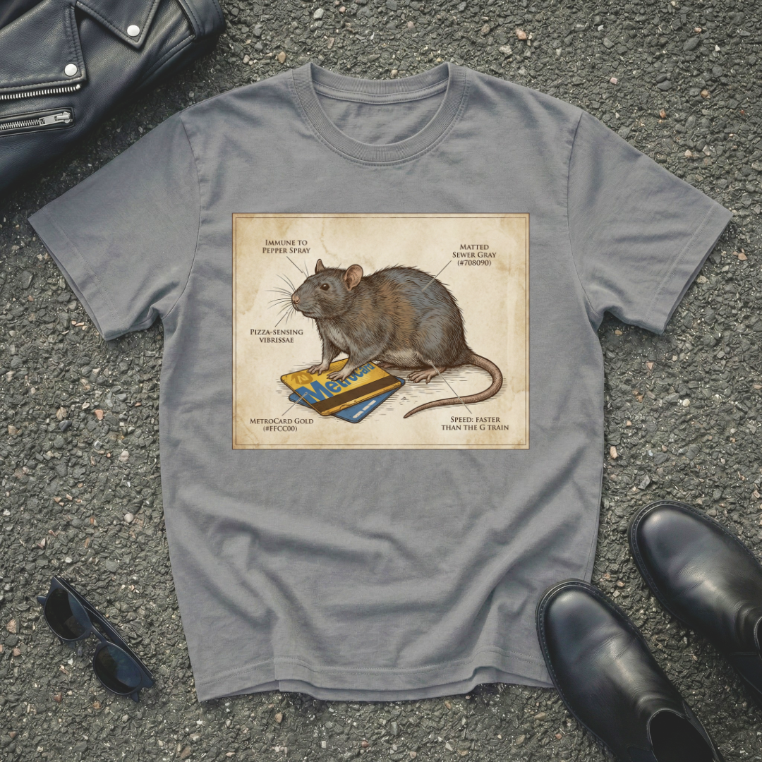 Metro Card Rat T-Shirt
