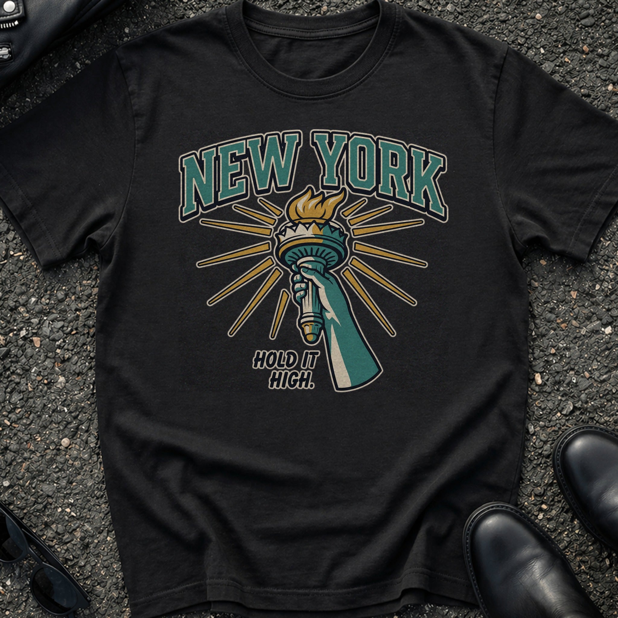 Statue Torch T-Shirt