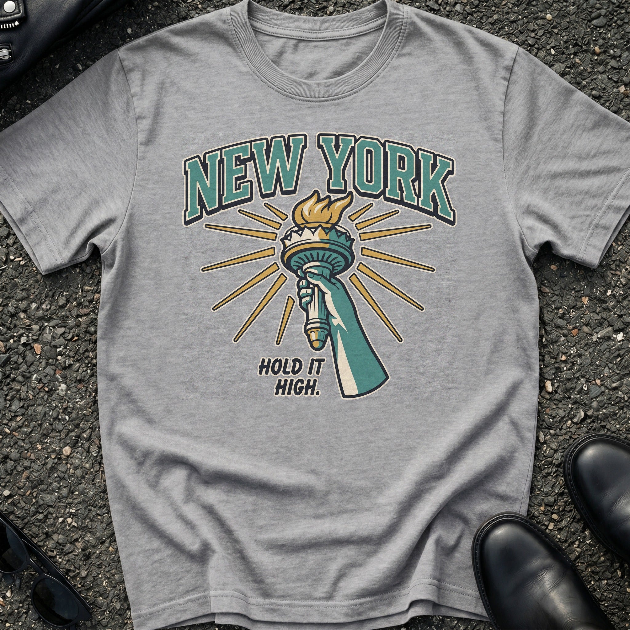 Statue Torch T-Shirt
