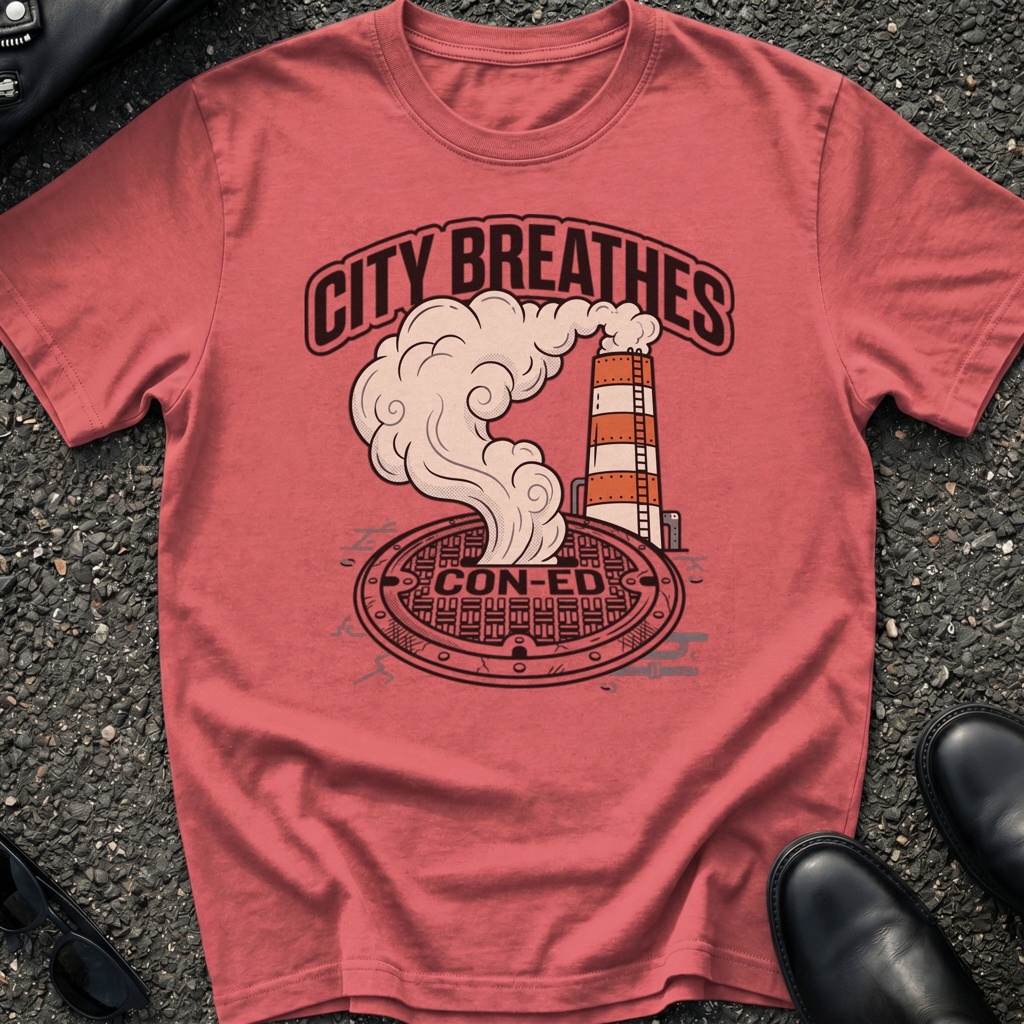 Steaming Manhole T-Shirt