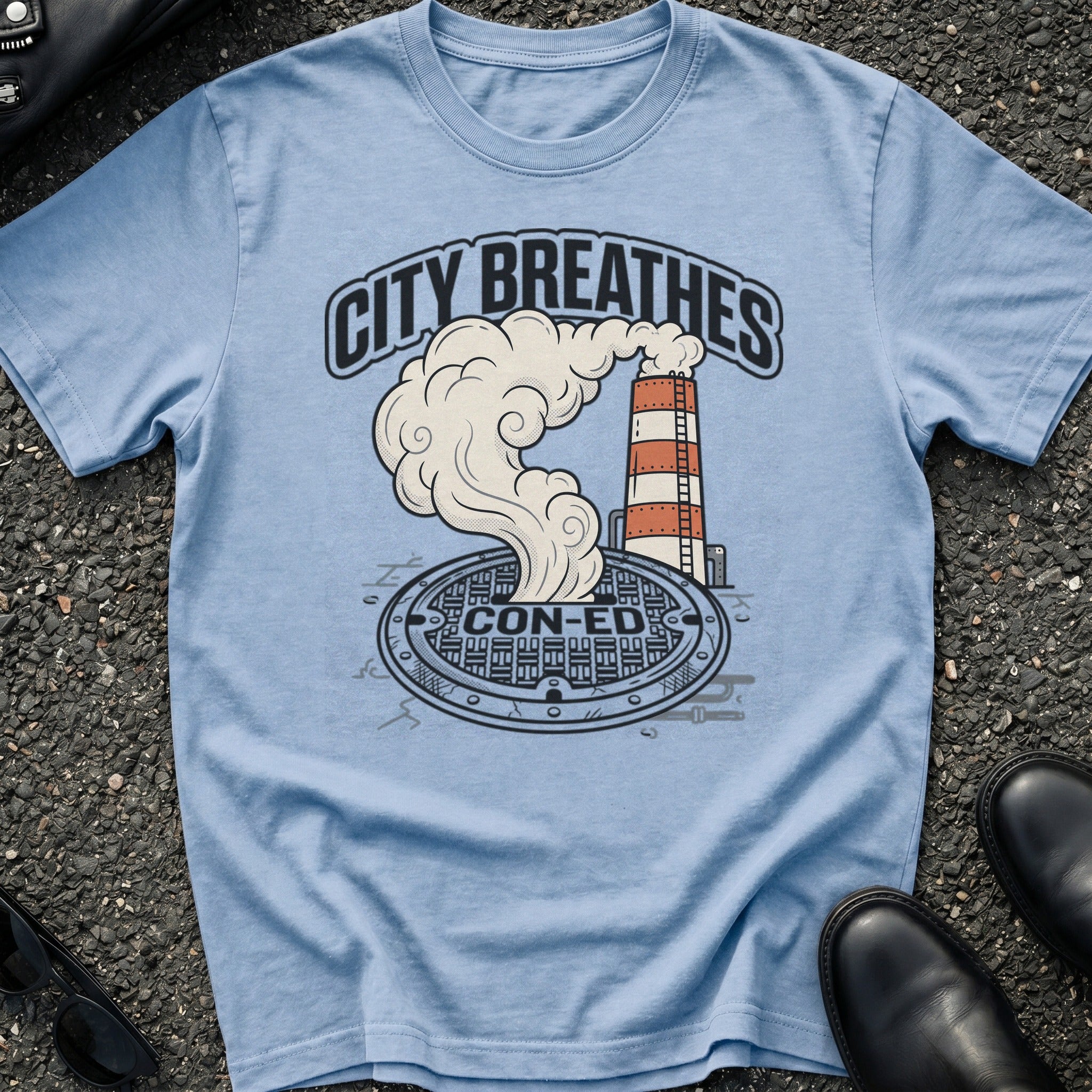 Steaming Manhole T-Shirt