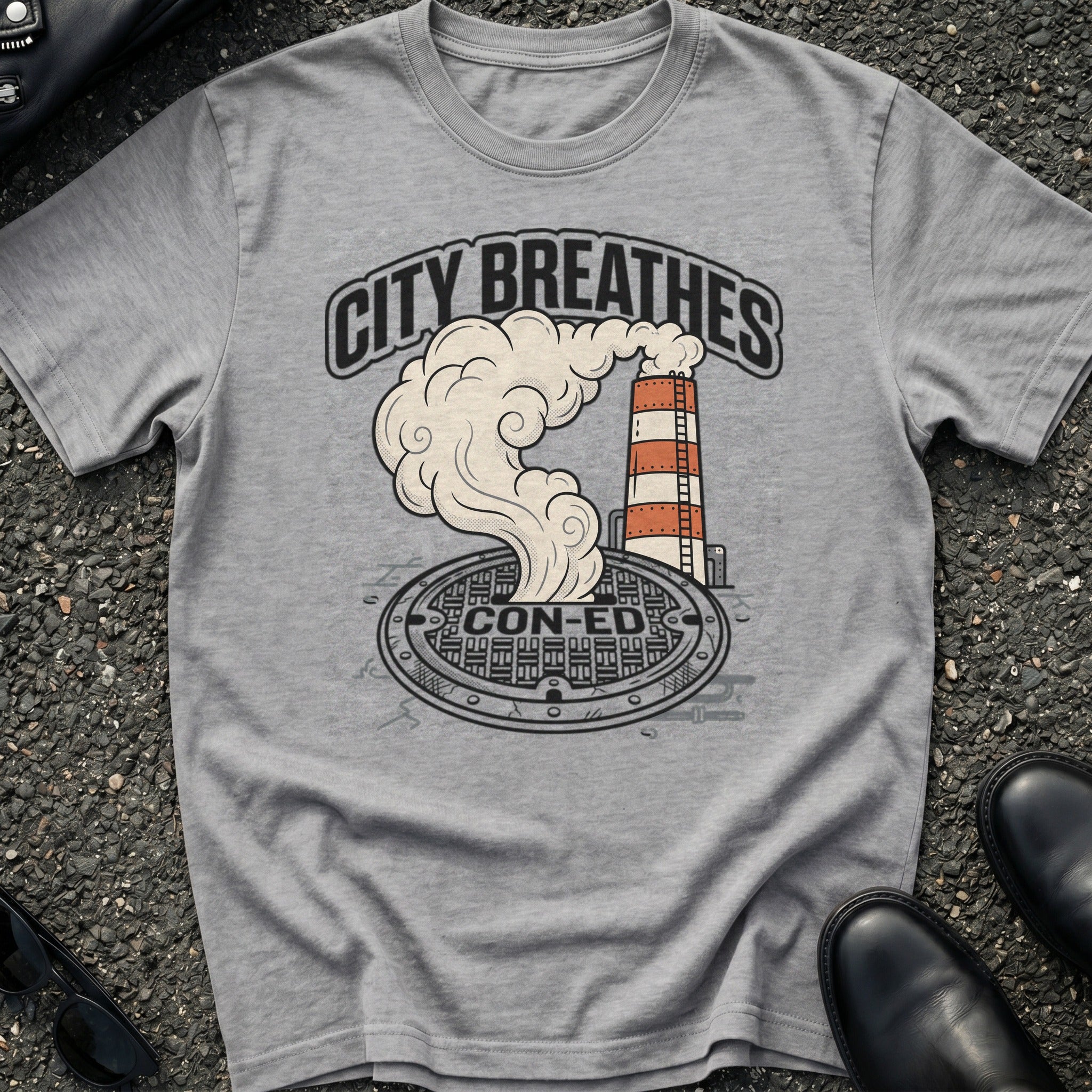 Steaming Manhole T-Shirt