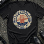 Stoop Sitting Hydrant Splashing T-Shirt