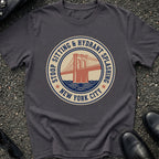 Stoop Sitting Hydrant Splashing T-Shirt