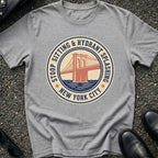 Stoop Sitting Hydrant Splashing T-Shirt