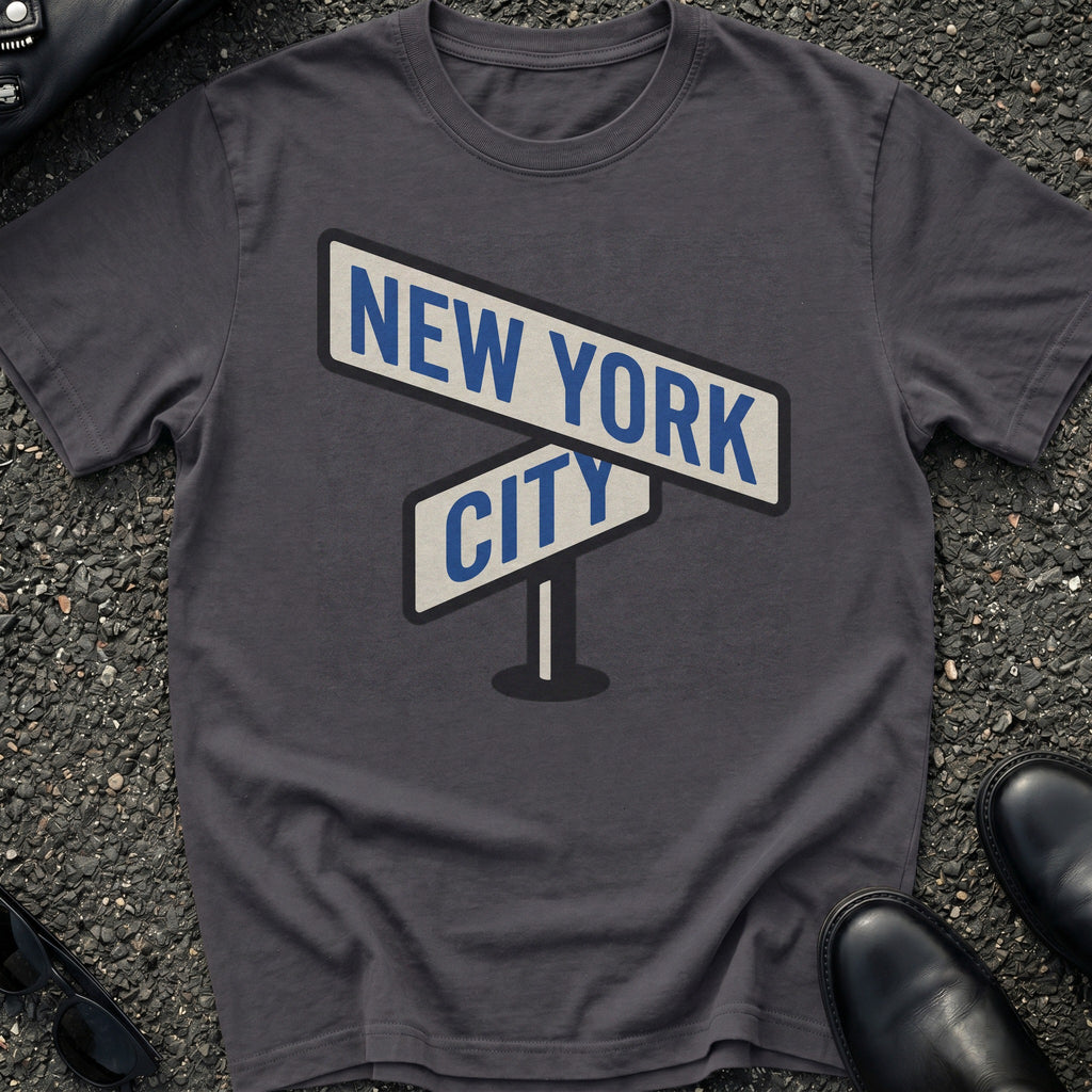 Street Sign Cross T-Shirt