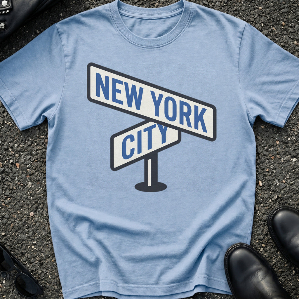Street Sign Cross T-Shirt